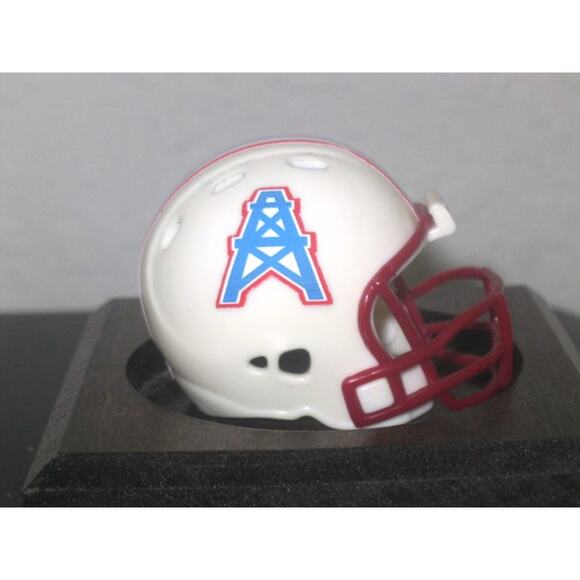 NFL Houston Oilers Helmet Pocket Pro Custom Retro 70's Logo Throwback Superdome - Picture 4 of 4